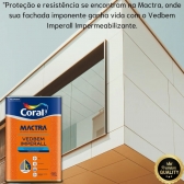 Tinta Impermeabilizante Imperall Premium MACTRA branco fosco 18l