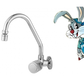 Torneira Móvel de Parede Metal com Mecanismo em ABS C-41 cód:1356041 cód 5801