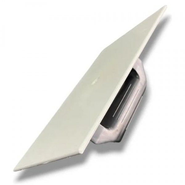 Desempenadeira Pvc Grafiato 16 x 28 Branca - Emave - EMAVE