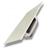 Desempenadeira Pvc Grafiato 16 x 28 Branca - Emave - EMAVE