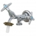 Torneira Máquina de Lavar Metal 2 Saídas C-20 - Cód 7856 - LINHA METAL FIT