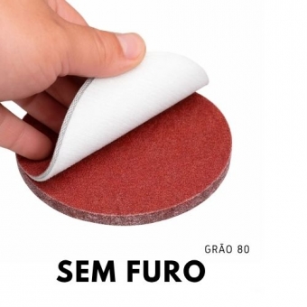 Kit 10 peças Disco Para Lixadeira Velcro G-80