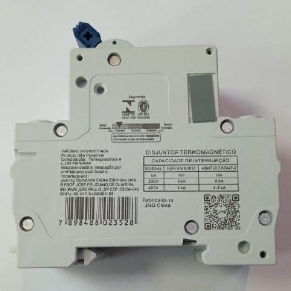 Disjuntor Bipolar JNG C40A - Cód 6457 - C40A