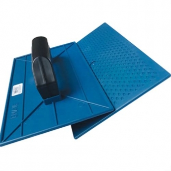 Desempenadeira Pvc  Azul Corrugada 16x28 - Emave
