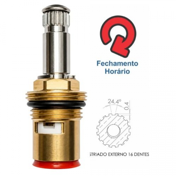 Reparo Bica 1/4 de Volta N 0 M-18 Cód: 2056013 - TORNEIRAS COELHO