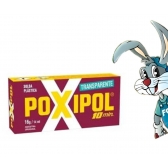 Cola Poxipol Solda Plastica Transparente Forte 16 Gr 14ml - cód 3924 - NOBRAND