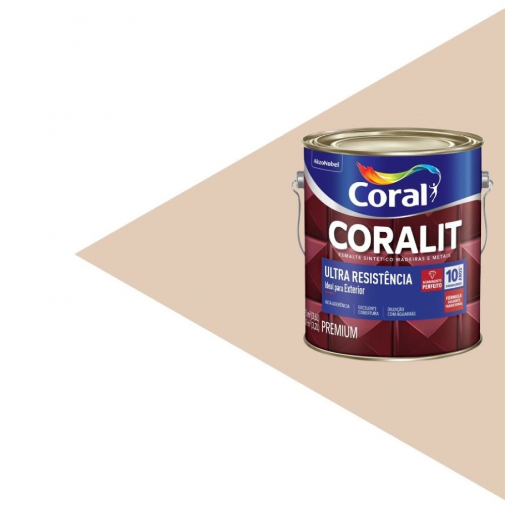 Esmalte Sintético Ultra Resistência Coral 3.6L - AREIA