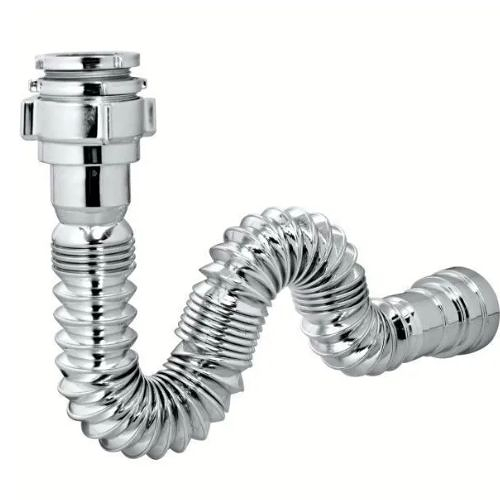 Sifão Sanfonado Universal Cromado - Cód 3606 - UNIVERSAL