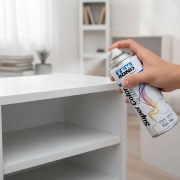 Spray Tek Bond - Branco Fosco Uso Geral - 350ml - USO GERAL