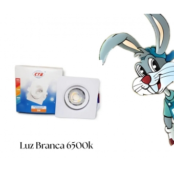 Spots Led Embutir Quadrado 3w  - cód 20002