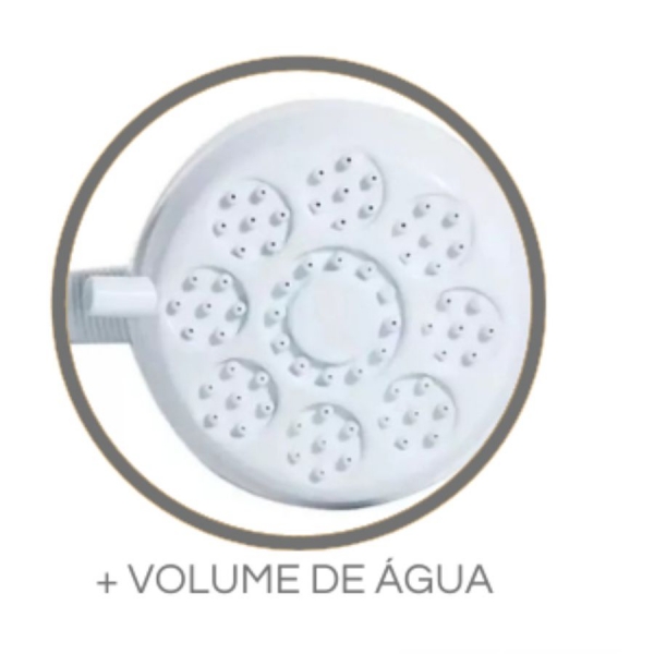 Chuveiro Ducha Stilo- 3t - Elétrica 5400w - 220w - BRANCO