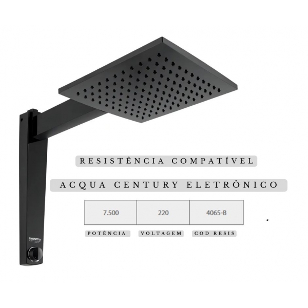Resistência Ultra Aqcent 7500w - 4065B - cod - 31106 - LORENZETTI