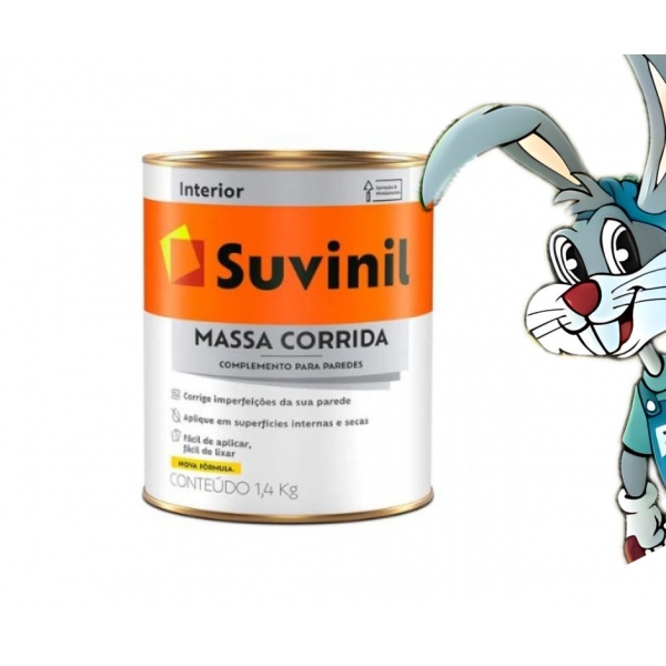 Massa Corrida  Suvinil 1,4Kg Interior - cód 32371 - SUVINIL