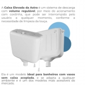 Caixa de Descarga Controlada ASTRA 9 Litros - cód 1322 - ASTRA
