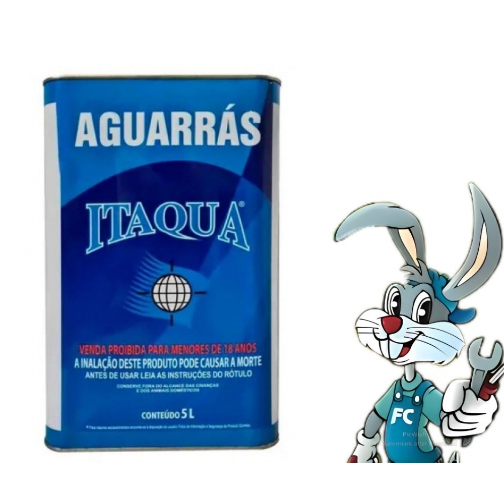 Aguarrás Itaqua Aguarras 5L Itaqua Original cód 3436