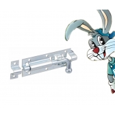 Ferrolho Chato n4 - Galvanizado - cód 26821 - 3M