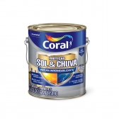 Sol e Chuva Impermeabilizante Branco 3,6l - Coral - BRANCO FOSCO
