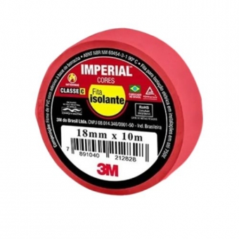 Fita Isolante Imperial 3M 18MM x 10M - cód 24251