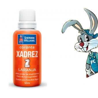 Corante Laranja 50ml - Base D`Água - cód 9340