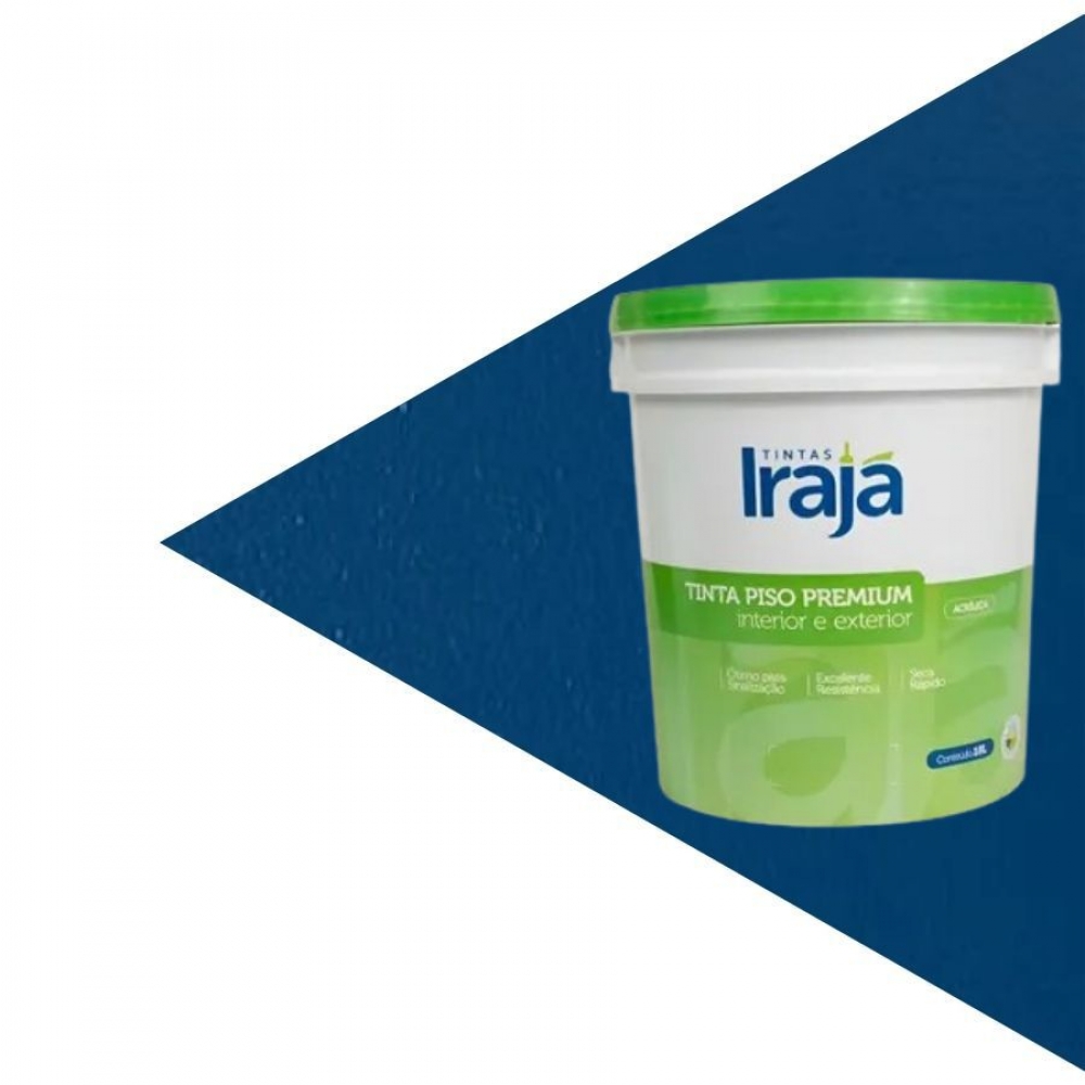 Irapiso Tinta para Piso Premium 3,6L - Irajá - AZUL