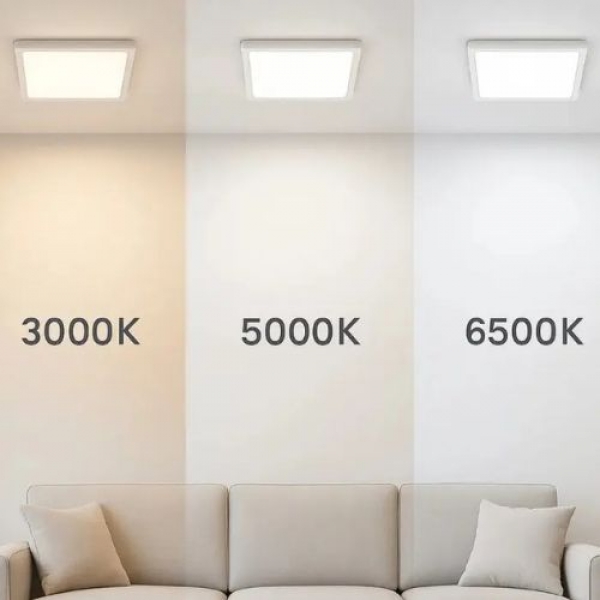 Painel de Led Sobrepor Quadrado 24W - Cód 35297 - SOBREPOR