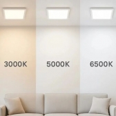 Painel de Led Sobrepor Quadrado 24W - Cód 35297 - SOBREPOR