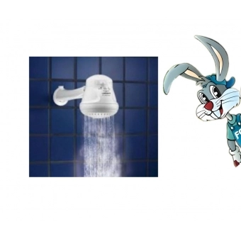 Chuveiro Ducha Elétrica Maxi Banho 3T Com Cano - 220V 5500W - Lorenzeti cód 4515