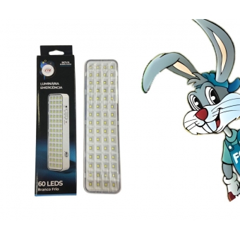 Luminária de Emergência 30 Leds 2W Branco Frio cód - 2851