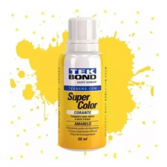 Corante Amarelo 50ml - Base D`Água