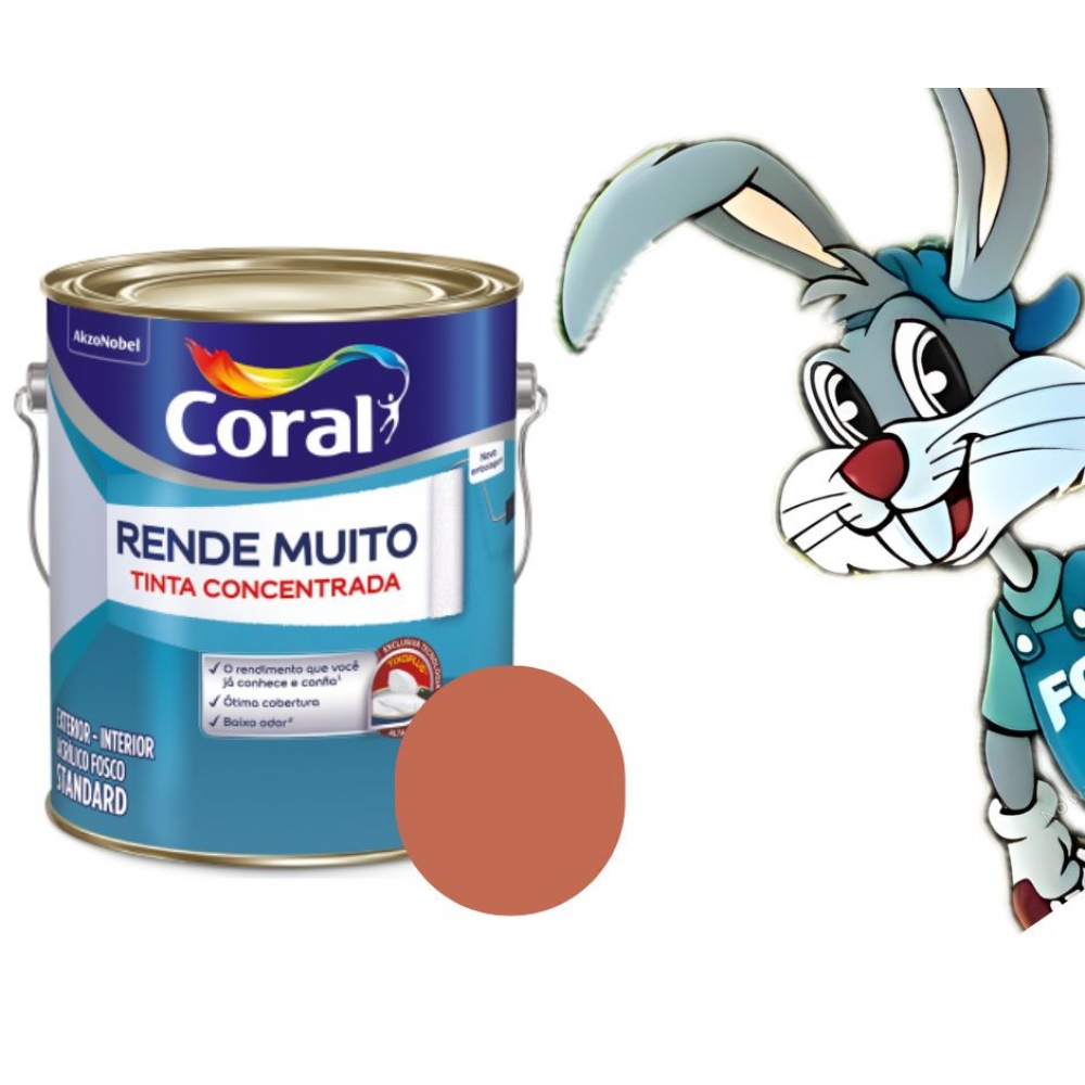 Tinta Coral Rende Muito 3,2L - Tinta concentrada - POTE DE ARGILA