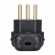 Plug Macho 2p + T 10A 250V  - 90° Triangulo Prensa Cabo - Cód 30746 - MARGIRIUS