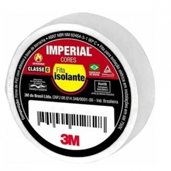 Fita Isolante Imperial 3M 18MM x 10M - cód 13392