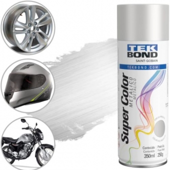 Spray Tek Bond - Prata Metálico - 350ml