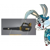 Soprador de Folhas Brushless - 18W - CAT