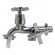 Torneira Máquina de Lavar  ABS  2 Saídas - 1/4 Volta - Cód: 8205 - LINHA SINK