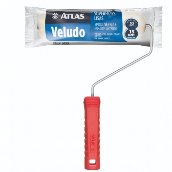 Rolo Veludo 15cm Atlas
