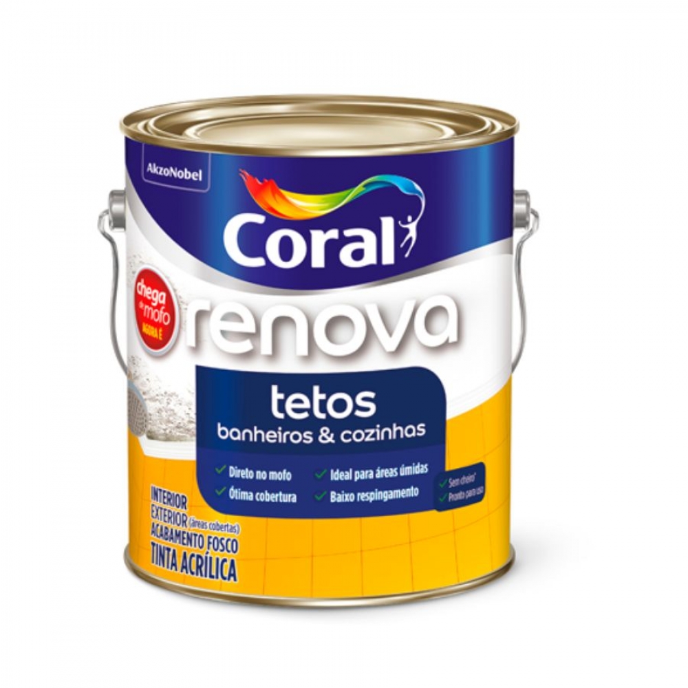 Renova Teto Coral - cozinhas / banheiros 900ML