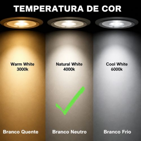 Spot Led Para Trilho 10w - 4000k - Cód 1846 - NEUTRA - 4000K