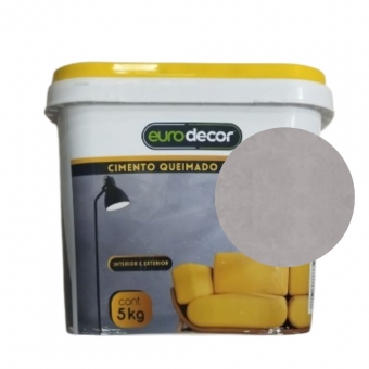 Cimento Queimado Parede Eurodecor - 5kg Premium Plus