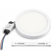 Painel de Led Redondo Sobrepor 12W - Cód 19990 - SOBREPOR
