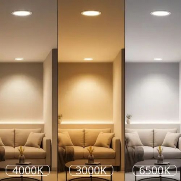 Painel de Led Redondo Embutir 18W - Cód 35761 - SOBREPOR