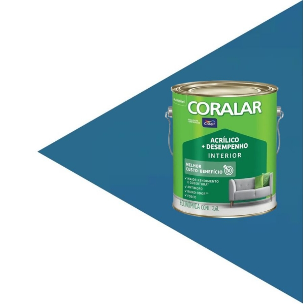 Tinta Acrílica Coral Coralar 3,6L – Economia com Qualidade - LUA DO SERTÃO
