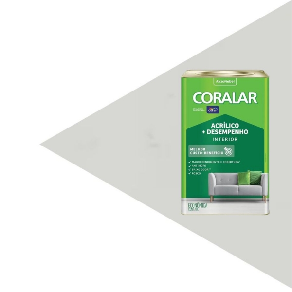 Tinta Coral Coralar - Acrílico + Desempenho - PEDRA PRECIOSA 18L