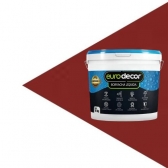 Borracha Liquida Emborrachada Eurodecor 4kg - VERMELHO TELHA