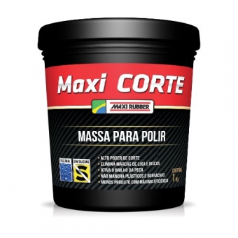 Massa Para Polir Maxi Corte 1KG - MAXI RUBBER