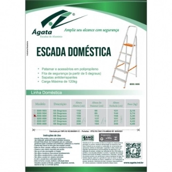 Escada Residencial 5 Degraus