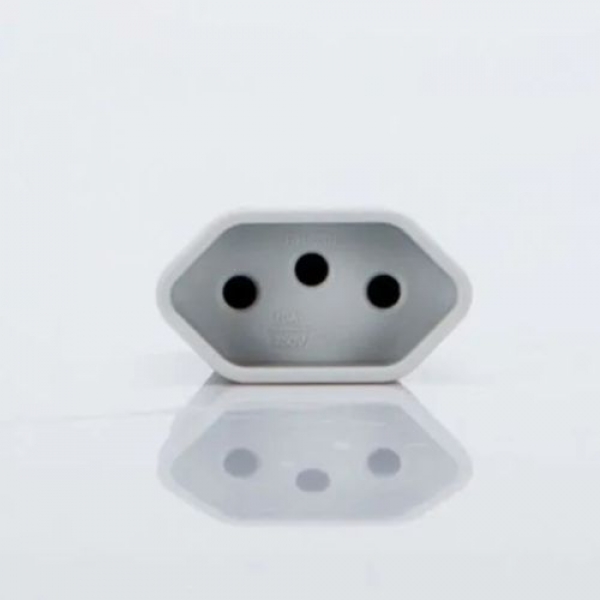 Plug Femea 2p+T 10A  Desmontável - Cód 5819 - MARGIRIUS