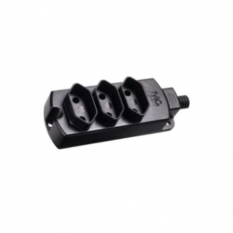 Tomada em Barra Multipla 2P+T 250V 20A/10A - Cód 29261