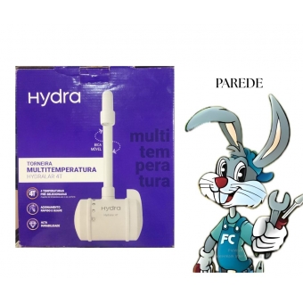 Torneira Multitemperatura Hydralar Parede 4T 200v - 5500w - cód 446