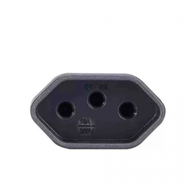 Plug Femea 2p+T 10A Desmontável - Cód 5820 - MARGIRIUS